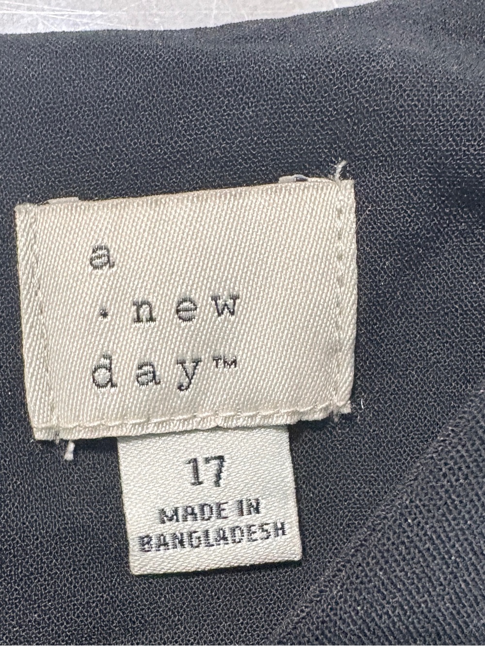 A New Day Black Sleeveless Dress – Juniors Size 17 - Picture 5 of 5